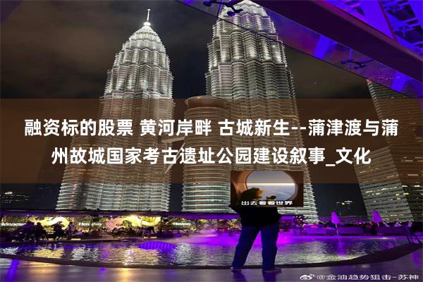   融资标的股票 黄河岸畔 古城新生--蒲津渡与蒲州故城国家考古遗址公园建设叙事_文化
