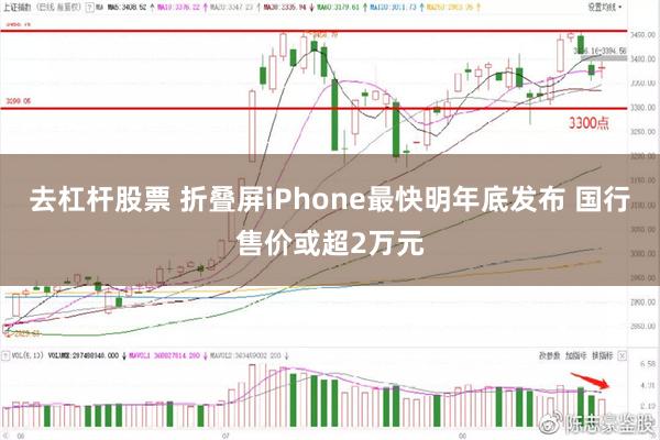 去杠杆股票 折叠屏iPhone最快明年底发布 国行售价或超2万元
