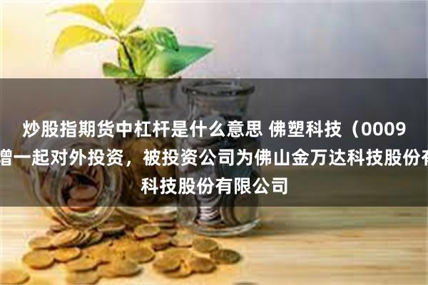 炒股指期货中杠杆是什么意思 佛塑科技（000973）新增一起对外投资，被投资公司为佛山金万达科技股份有限公司